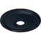 Ekena Millwork Diane Ceiling Medallion (Fits Canopies up to 5 3/8"), 18"OD x 3 5/8"ID x 1 1/8"P, Midnight Dream CM18DIMDF - alternate 3